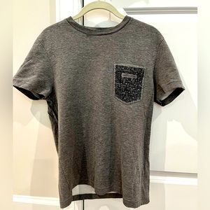 Authentic Luis Vuitton gray t-shirt